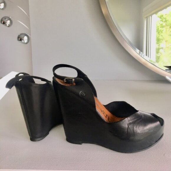Sixty Seven platform Wedge black size 6 - Picture 12 of 14
